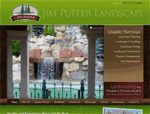 Tablet Screenshot of jimpufferlandscape.com